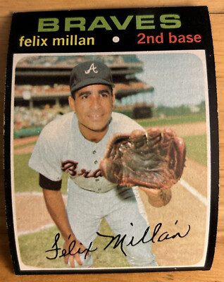 1971 Topps Felix Millan Baseball Card #81 Braves Second Base Low-Grade O/C