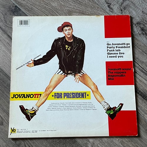 Jovanotti - Jovanotti For President (LP, Album, 1988 ITALY) - Foto 3 di 7