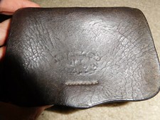 Authentic Regulation US NAVY Civil War Union Leather Cartridge Box w imprint