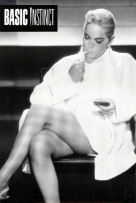 Basic Instinct (1992) Movie Poster, Original, SS, Unused, Rolled (Sharon Stone)