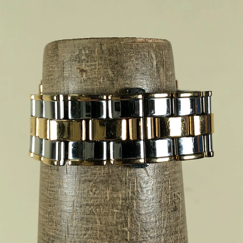 Guess GC Women X73104M1S MOP Dial Diamond Accent Two Tone Quartz 38mm Watch 6" - Image 4 of 4