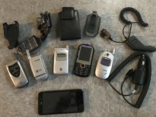 Lot Of 6 Vintage Cellphones, LG, Motorola, Samsung- Untested