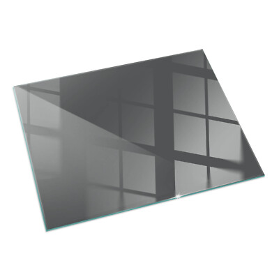 Kaminofen Glas Kaminplatte Ofenplatte Sicherheitsglas Farbe Graubraun 60 x 40 cm