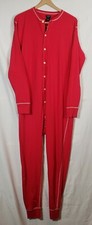 J Crew F8725 Union Suit - Red - Size L 