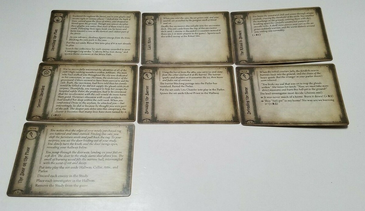 Arkham Horror: The Card Game (Replacement Pieces) | eBay