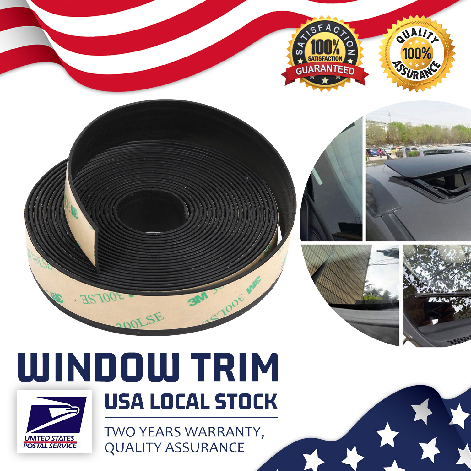 Black 26Ft(8M) Rubber seal strip For most pickups, SUV,Car, car windows and body