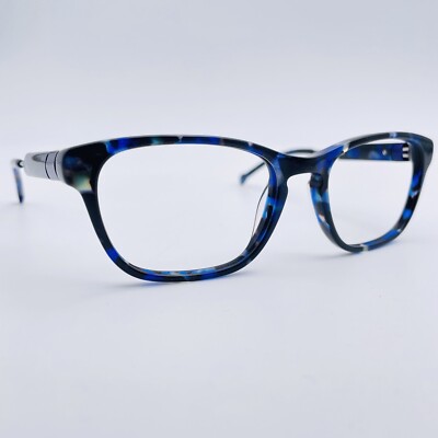 RED OR DEAD Brille BLUE TORTOISE SHEL SQUARE Brillengestell MOD: ABGERIEBEN