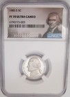 1985-S Jefferson Nickel Ngc Pf70 Ucam Graded Perfect Gem Proof= Scarce & Top Pop