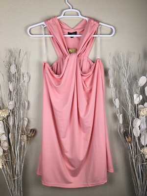 100 lino dresses Maxi Tie Neck Dress ARUBA / XXS/38