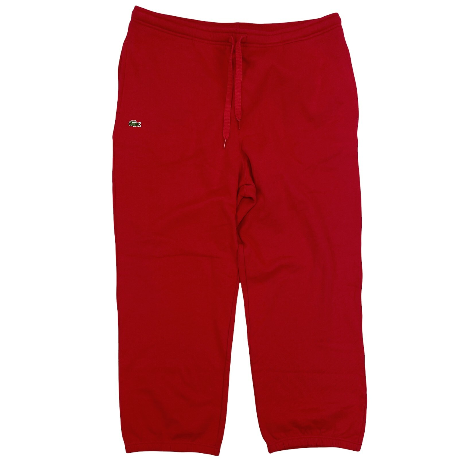 Флисовые спортивные штаны Lacoste Sport Big - Tall размер 8R 1XLB красный эластичный на шнурке 7690₽