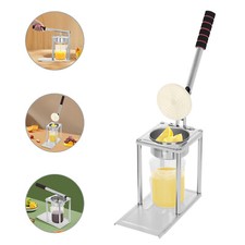 Manual Hand Flat Press Orange Lemon Juicer Fruit Squeezer Press Machine SUS304
