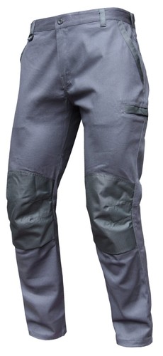Mens Cargo Work Pants Stretch Cotton Contrast 3D Knee Tactical Trousers - Picture 19 of 35