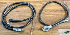 Spring Ring Battery Cables Pair Pos/Neg 69 Camaro SB W/HD Battery Top Post USA