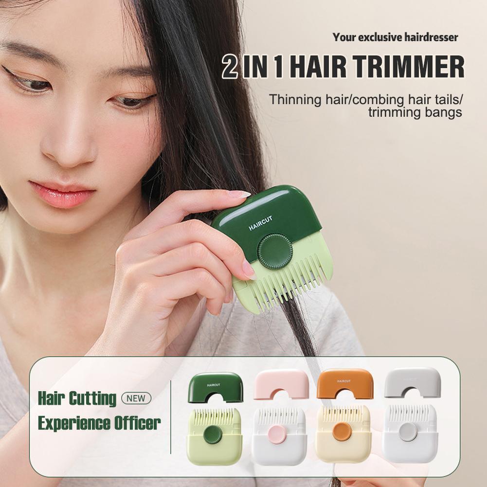 2 in 1 Hair Trimmer Mini Manual Hair Trimmer Comb DoubleSided Razor
