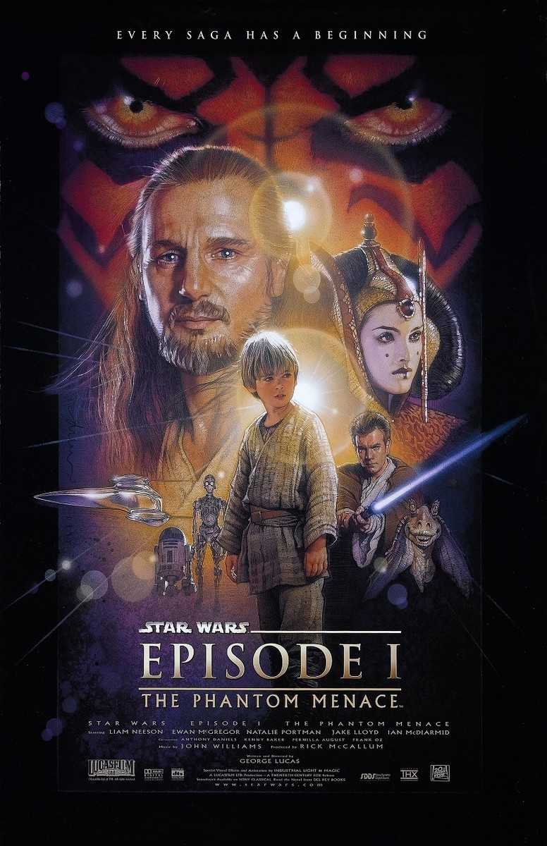Star Wars movie poster - The Phantom Menace poster 11