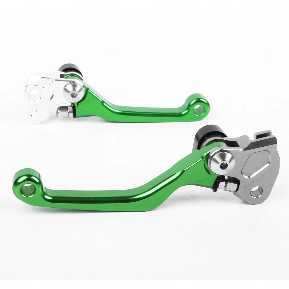 Palancas de freno de embrague verde pivote para Kawasaki KX250 2000-2004 EE. UU. 2003 2002 2001 Foto 4 de 4