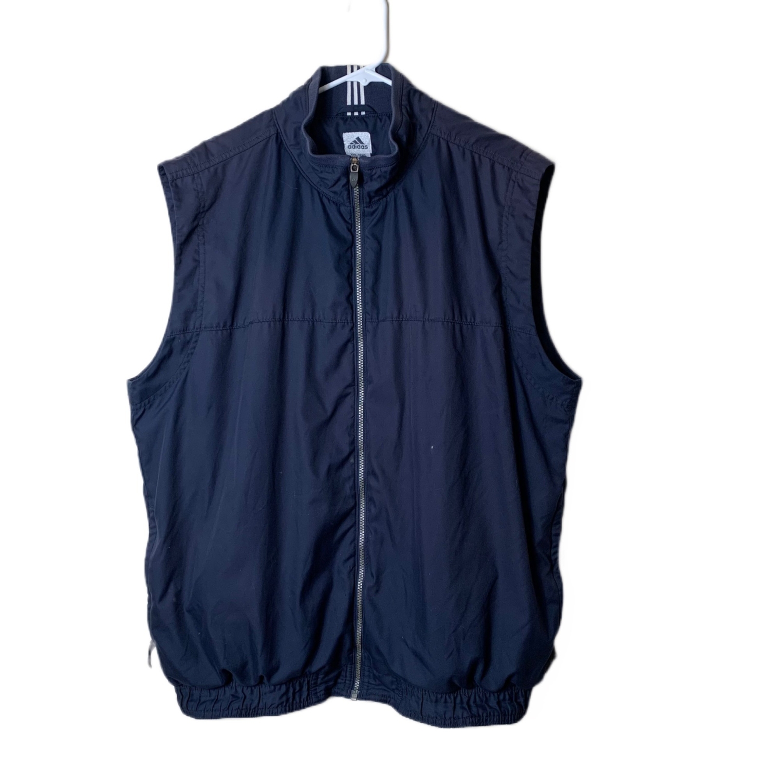 VTG Adidas Navy ClimaShell Mountain Logo Vest Retro Athleisure Sz 2XL