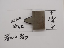 Shaper/Molder Custom Corrugated Back/CB Knives For  5/8" x 3/4" Groove Detail