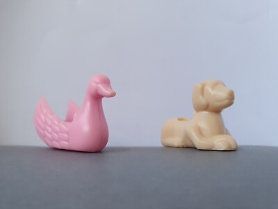 Rare Vintage 1991 1992 Polly Pocket Let s Party! Board Game Dog Swan Spares