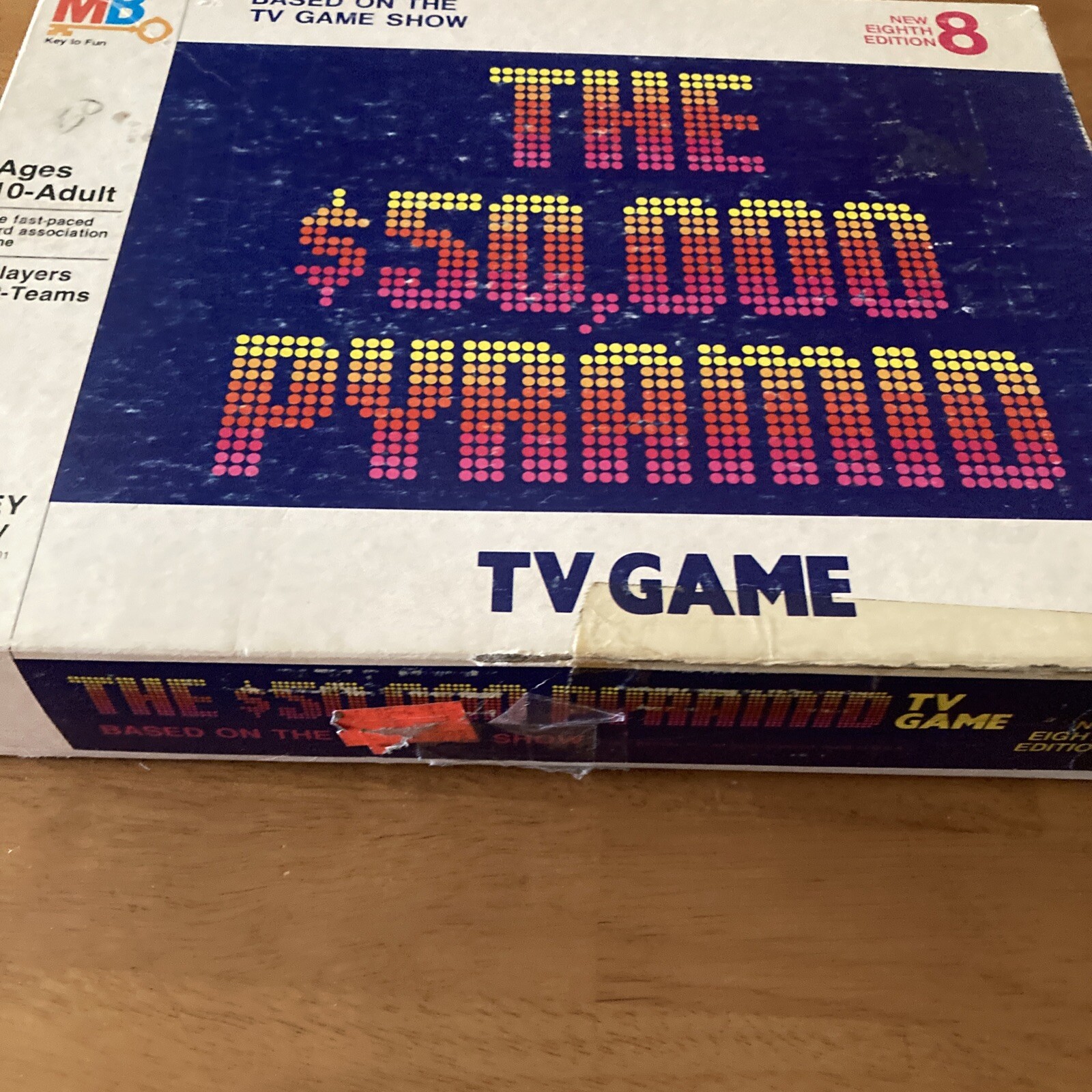 Milton Bradley Vintage $50,000 PYRAMID. 1981 BOARD GAME 8th Plus Extras ...