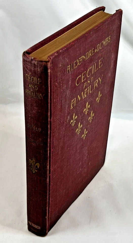 Cecile and Amaury: The Wedding Dress by Alexander Dumas - Antique Hardcover - Image 2 of 4