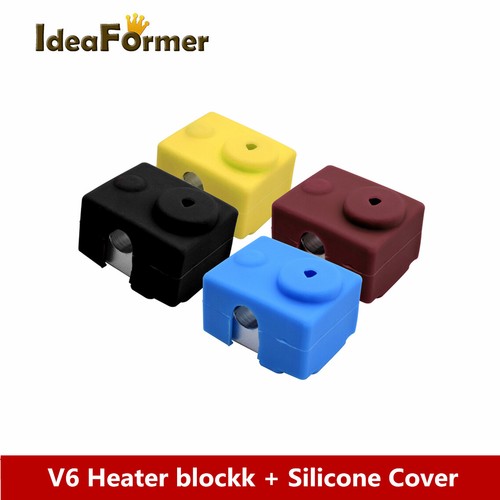 V6 Heater Block 0.4-1.75mm Nozzle M67*22mm Throat Silicone Cover For V6 Hot End - Picture 11 of 13