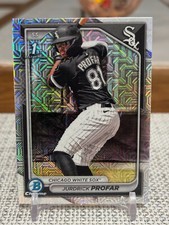 2024 Bowman Chrome #BCP-218 Jurdrick Profar (Mega Box Mojo Refractor) Bowman 1st