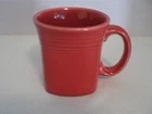 Fiesta - Scarlet (red)  Square Mug - Fiestaware - Excellent