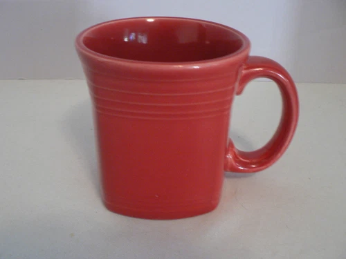 Fiesta - Scarlet (red)  Square Mug - Fiestaware - Excellent