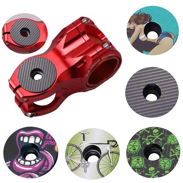 MTB Road Bike Headset Bicycle Stem Top Cap Bowl Covers Aluminum Alloy