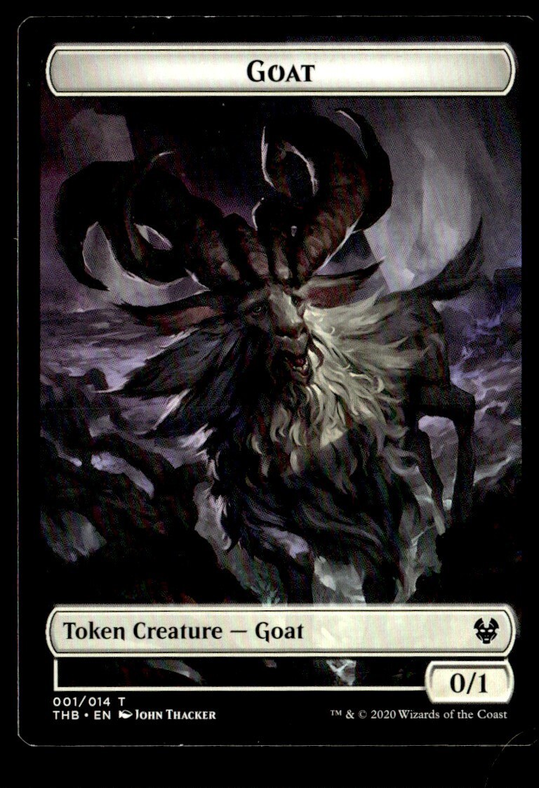 2020 Theros Beyond Death Tokens Goat Token/Common #1
