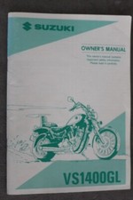 Suzuki VS 1400 GL Owner`s Manual "Juli 1994" Betriebsanleitung Englisch