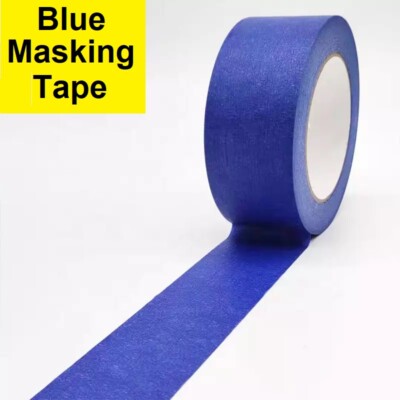 BLAUES ABDECKBAND MALEN DEKORIEREN BASTELN BAND 24MM/48MM X 50M