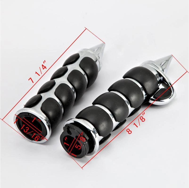 Motorcycle Handle Bar 1" Hand Grips for Honda Shadow Sabre VT VF 700 750 1100 - Image 2 of 4