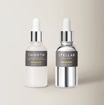 Desavery Stellar Daily Serum Smooth Hyaluronic Acid Duo Skincare 1 fl oz New BOX