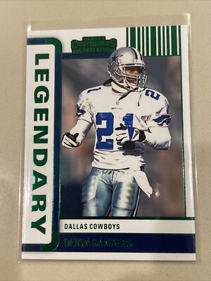 2022 Contenders Football Deion Sanders Legendary Emerald Green Foil  #LGD-DSA