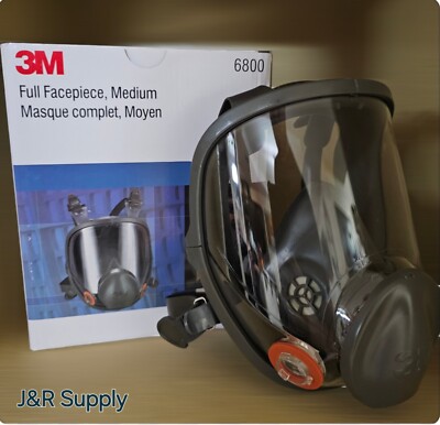 3M 6800 Full Face Mask + 1 FREE PAIR OF PARTICULATE FILTERS  