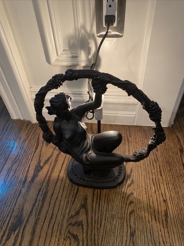 Bronze Skulptur Tischlampe - Bild 6 von 7