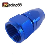 Universal -16an Blue Straight Swivel Oilfuelgas Line Hose End Fitting Adapter