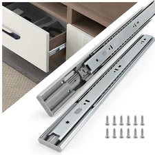 Soft Close Drawer Slides 20 Inch 10 Pairs - Heavy Duty Full Extension Drawer ...