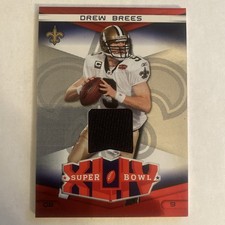 2010 PANINI DONRUSS ELITE FOOTBALL DREW BREES #6 SUPER BOWL XLIV 272/299 SAINTS