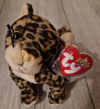 TY 2000 The Beanie Babies Collection Leopard Plush 'Sneaky' DOB 22/02/2000