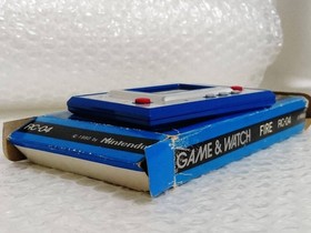 Nintendo GAME & WATCH Silver Fire RC-04 Handheld Game Console