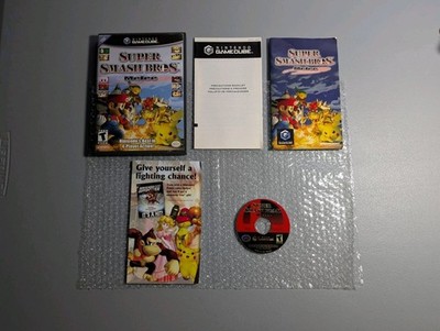 Super Smash Bros Melee (Nintendo GameCube) Complete w/ Manual CIB