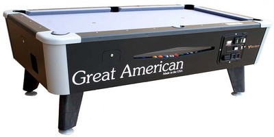 Great American 6 1/2' Blk Diamond 12V DC Billiard Pool Table Fully Programmable