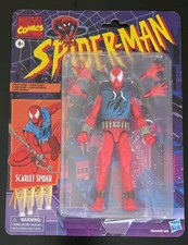 Hasbro Marvel Legends Spiderman Retro Card SCARLET SPIDER Spider-Man