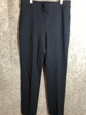 Quince Pants Womens Medium Navy Ponte Stretch Slim Ankle Dress Office Work