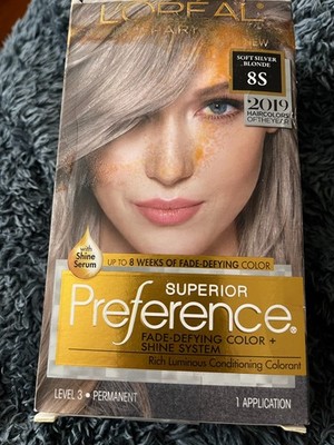 L'Oreal Superior Preference - Hair Color - 8S Soft Silver Blonde - NIB