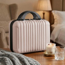 Portable Make Up Vanity Case Storage Box Organizer Cosmetic Travel Beauty Bag
