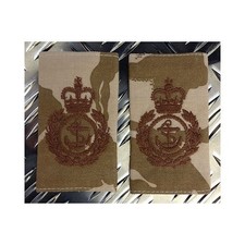 British Army Desert CHIEF PETTY OFFICER Grade Slides - Neuf Authentique